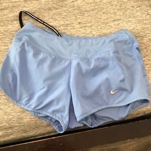 Nike blue dri-fit running shorts